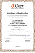 Certificate of Registration