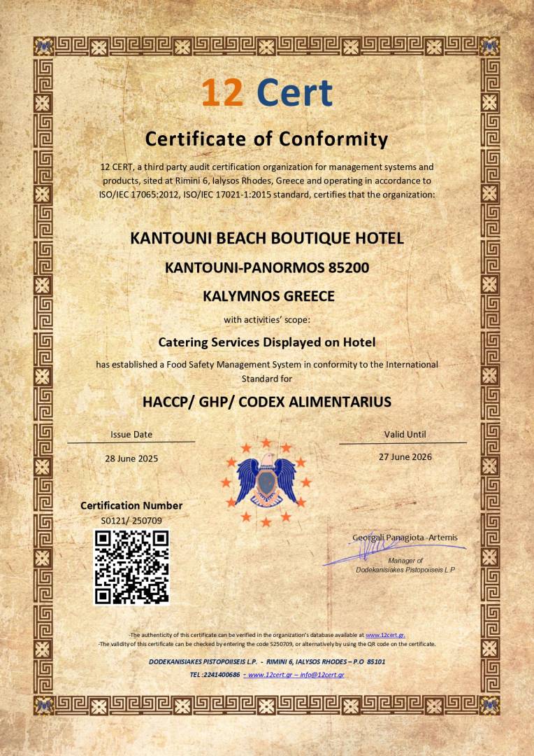 HACCP Certification 2025
